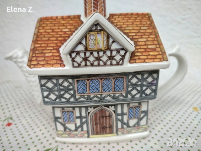 Sadler Tudor House - винтидж чайник къщичка Тюдор, снимка 3 - Аксесоари за кухня - 53905695
