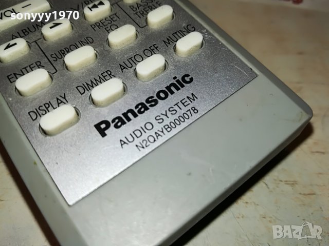 PANASONIC N2QAYB000078 AUDIO SYSTEM REMOTE 2605222044, снимка 8 - Други - 36886362