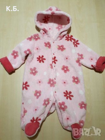 Поларен ескимос с качулка🌸🌺 3-6 месеца