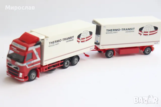 AMW 1:87 H0 VOLVO THERMO KING ХЛАДИЛЕН КАМИОН TIR МОДЕЛ, снимка 3 - Колекции - 50044490