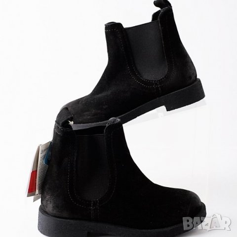 Нови и Намалени Zara DISTRESSED LEATHER ANKLE BOOTS Боти Естествена Кожа Номер 38 Стелка 24,5см, снимка 6 - Дамски боти - 36726718