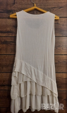 Разкошна бяла рокля с дантела , снимка 3 - Рокли - 51541221