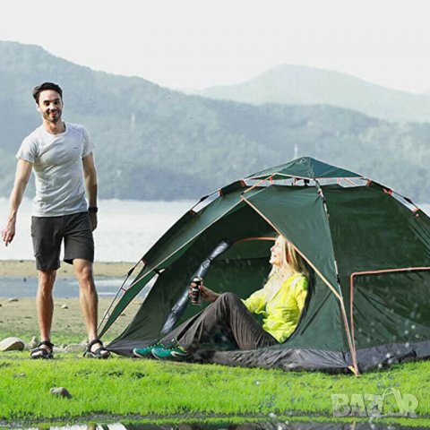 Автоматична палатка до 4 човека., снимка 7 - Палатки - 31557258