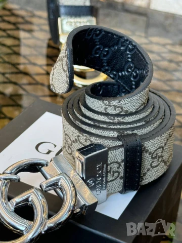 колан от естествена кожа в кутя gucci, снимка 8 - Колани - 50776393