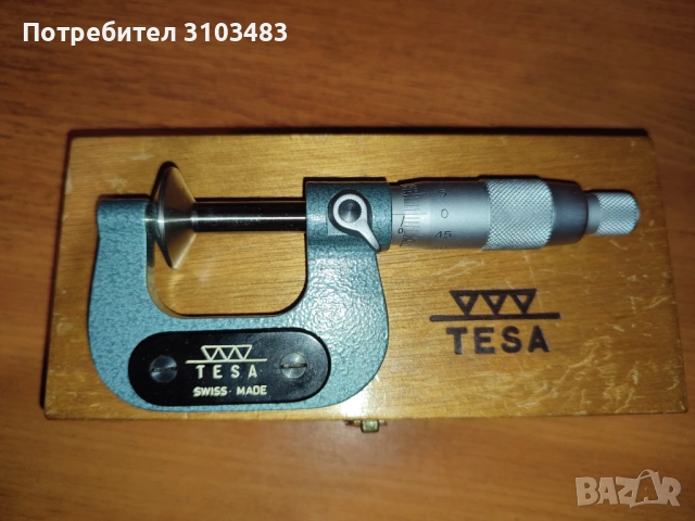 TESA-дискови микрометри/зъбомери, снимка 3 - Стругове - 53154598