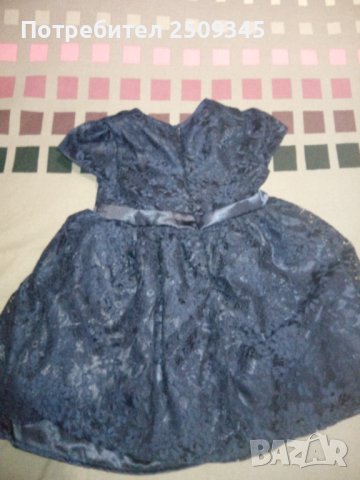 Официална дантелена рокля 98см, снимка 4 - Детски рокли и поли - 40594434