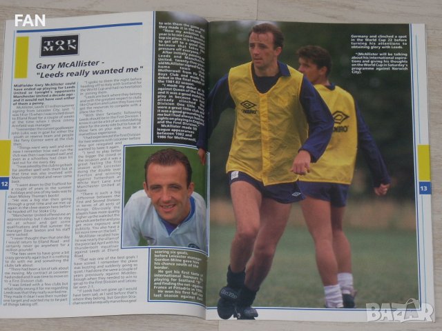 Лийдс - Манчестър Юнайтед оригинални футболни програми от 1973, 1977, 1980 и 1990 г., снимка 12 - Фен артикули - 27627769