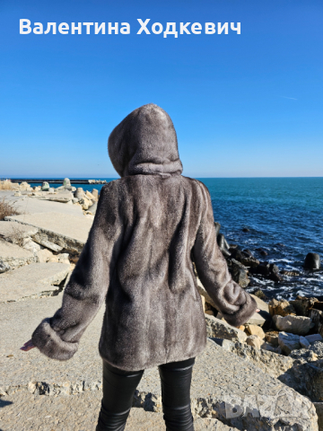 ❌️ Намаление Ексклузивно палто от норка Италия, снимка 7 - Палта, манта - 44596385