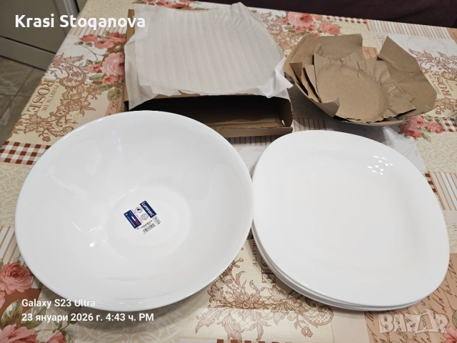 Сервиз Плата и Салатиера , снимка 4 - Сервизи - 53202968