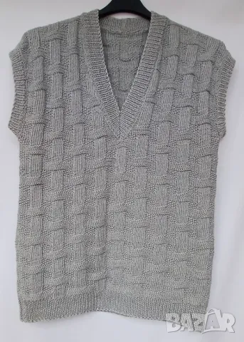 Ръчно изплетени мъжки вълнени елеци., снимка 7 - Други - 48942345