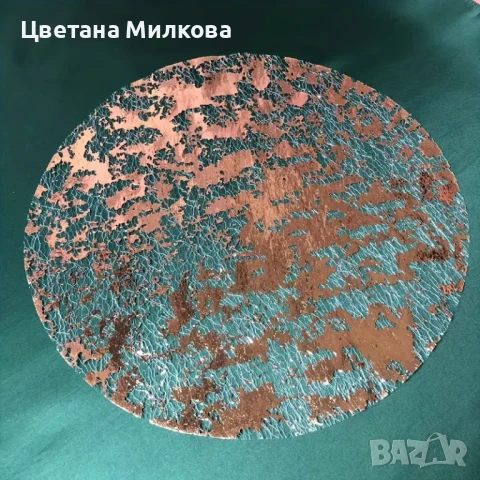 Подложки за хранене ROSE GOLDEN, снимка 4 - Декорация за дома - 50642476