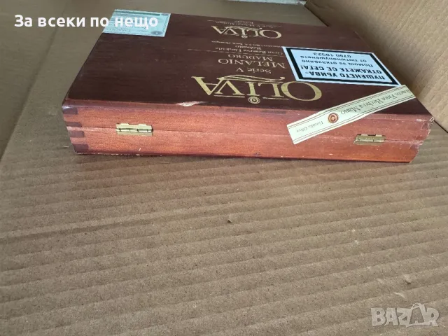 Дървена колекционерска кутия за пури Oliva Serie V Melanio, снимка 5 - Други ценни предмети - 48622783