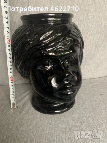  ваза във формата на глава , снимка 6 - Антикварни и старинни предмети - 54018338