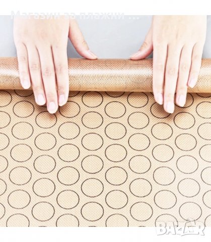 СИЛИКОНОВО КИЛИМЧЕ ОТ ФИБРОСТЪКЛО ЗА ФРЕНСКИ МАКАРОНИ - 2885, снимка 5 - Други - 34148345