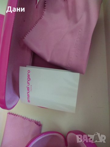 Калъф, кутия за очила Emanuel Ungaro Pink, снимка 5 - Слънчеви и диоптрични очила - 29894709