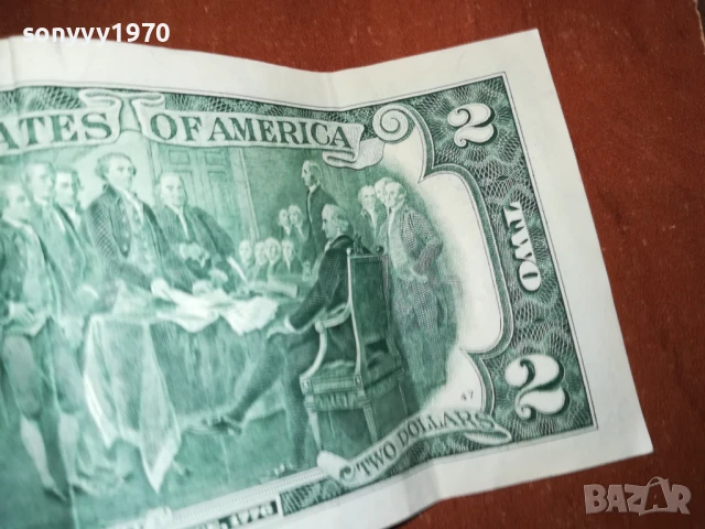 2 ДОЛАРА-РЯДКА БАНКНОТА ЗА КОЛЕКЦИЯ 1408251057, снимка 9 - Нумизматика и бонистика - 51362739