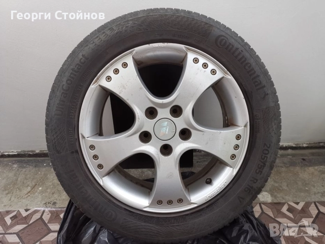 Гуми летни с алуминиеви джанти Irmscher - Continental UltraContact 205 55 16 V DOT 1222 , снимка 2 - Гуми и джанти - 51713100