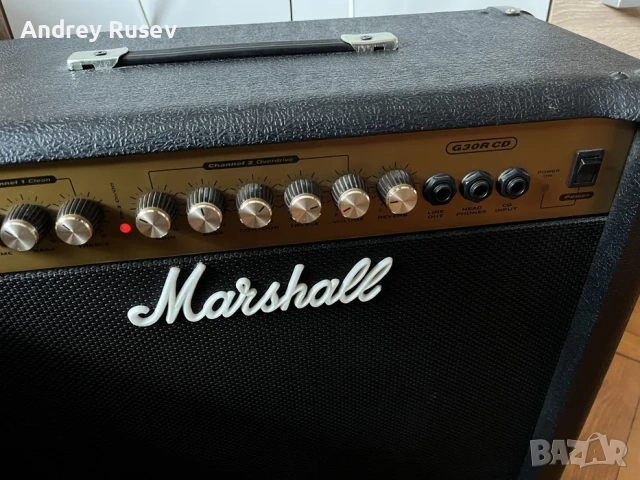 Усилвател Marshall G30R CD 80 W (Транзисторен), снимка 5 - Ресийвъри, усилватели, смесителни пултове - 54252500