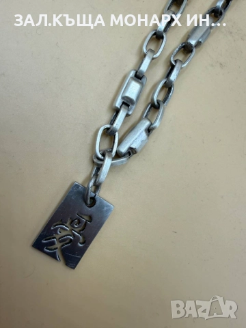 Сребърен ланец /925/, снимка 4 - Колиета, медальони, синджири - 52189268