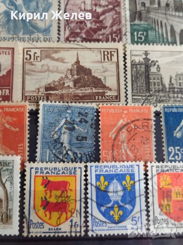 Лот пощенски марки стари редки поща Франция за колекция 22021, снимка 8 - Филателия - 36684258