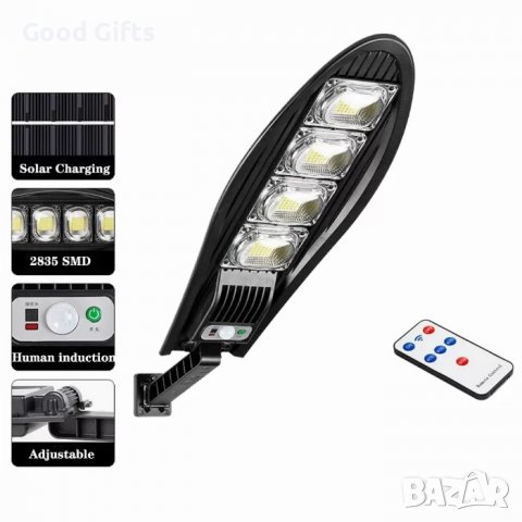 1+1+1 ОФЕРТА Соларна водоустойчива лампа с изцяло автономна система, 600W, снимка 5 - Соларни лампи - 38091274