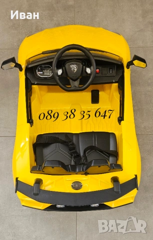 ТОП ЦЕНА!НОВО!Акумулаторна кола Chiara/LAMBORGHINI с 12V батерия,USB, снимка 8 - Електрически играчки - 52215783
