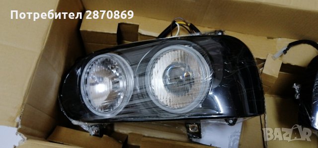 фарове Голф 3 VW Golf III TYC Hella lipstad фар черни , снимка 4 - Части - 34002756