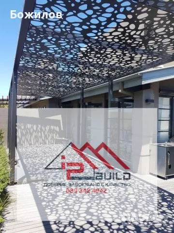 НАВЕСИ ОТ ДЪРВО, ПОКРИВАНЕ НА ТЕРАСИ, РЕМОНТ НА ПОКРИВИ,ХИДРОИЗОЛАЦИЯ,КОЗИРКИ, УЛУЦИ , снимка 5 - Ремонти на покриви - 37170529