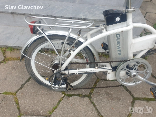 Немски сгъваем електрически велосипед 20цола 36v10A, снимка 2 - Велосипеди - 54100863