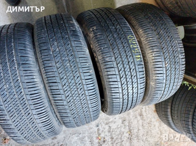 4бр.всесезонни BRIDGESTONE 235/55/18 100H DOT 3915, снимка 2 - Гуми и джанти - 39100437