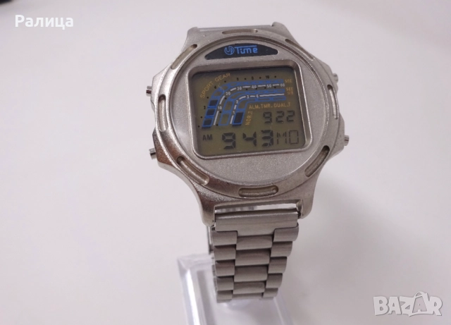Мъжки електронен часовник Time хронограф, снимка 2 - Мъжки - 52371232