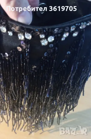 Малка дамска чанта от мъниста, снимка 3 - Чанти - 50101586