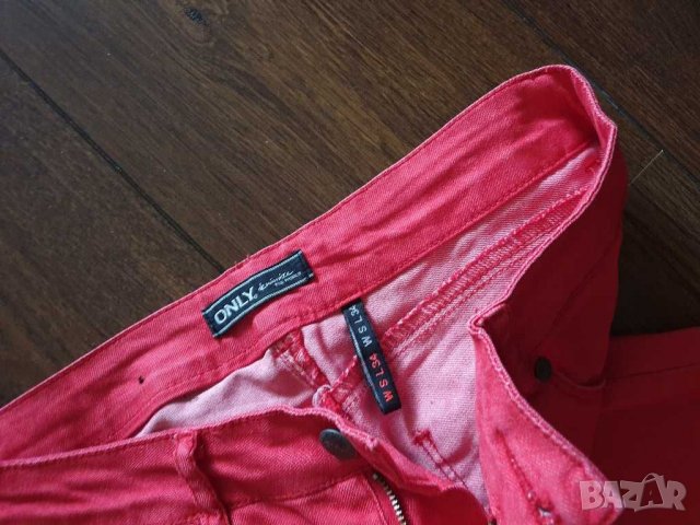 Червени дънки, снимка 4 - Панталони - 29131139