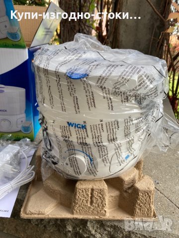 WICK овлажнител с горно пълнене Ултразвуков овлажнител със студен въздух - , 2 л воден резерв, снимка 7 - Други стоки за дома - 42707940