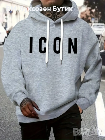 🖤 ICON Hoodie – BM Луксозен Бутик, снимка 8 - Суичъри - 51482988