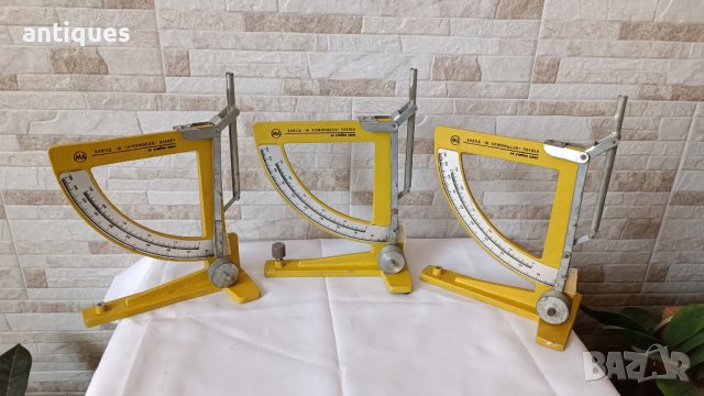 Три броя кантари - тип пощенскки - Завод М.Ломоносов - Плевен, снимка 1