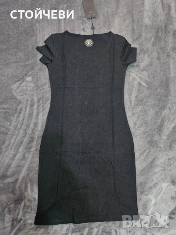 Черна рокля, снимка 4 - Рокли - 53073696