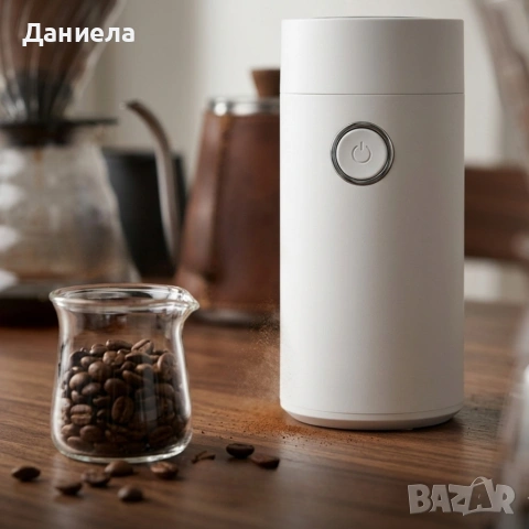 Електрическа бяла кафемелачка 150W – бързо смилане и перфектен аромат всеки ден, снимка 3 - Други - 54286517