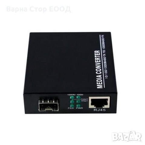 SFP Медиа конвертор 10/100/1000 Mbps, снимка 6 - Мрежови адаптери - 35298500