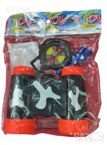 Детски комплект бинокъл с компас, снимка 3 - Други - 52716450