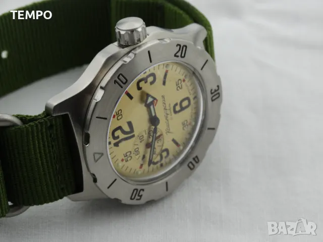 ВОСТОК КОМАНДИРСКИЕ АВТОМАТИЧЕН  ref: 350749 - ZULU Каишка, снимка 15 - Мъжки - 41944799