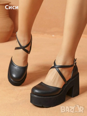 Стилни дамски обувки, снимка 5 - Дамски обувки на ток - 52862693