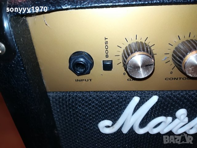 MARSHALL GUTAR AMPLIFIER-ВНОС ENGLAND 1302231952, снимка 7 - Ресийвъри, усилватели, смесителни пултове - 39664031