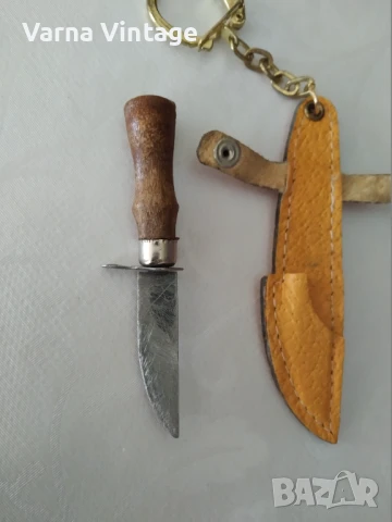 Стар ретро ключодържател Нож с кания. Германия., снимка 3 - Колекции - 50858607