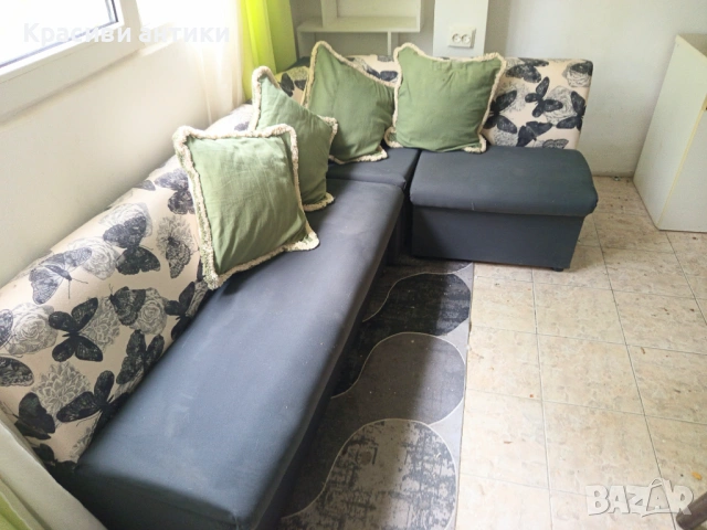 Красив ьглов с подарьк вьзглавници, снимка 3 - Дивани и мека мебел - 53210081