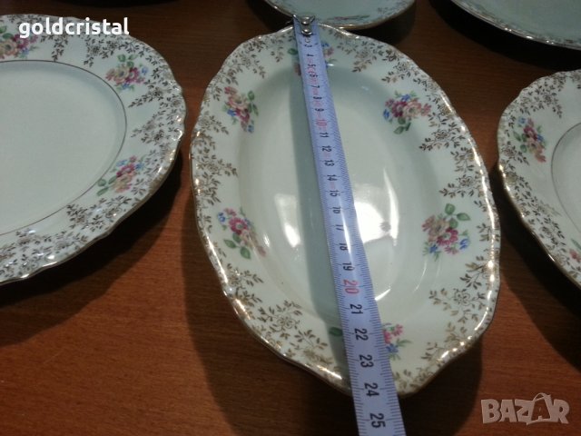 Стар немски порцелан чинии, снимка 6 - Антикварни и старинни предмети - 44465768