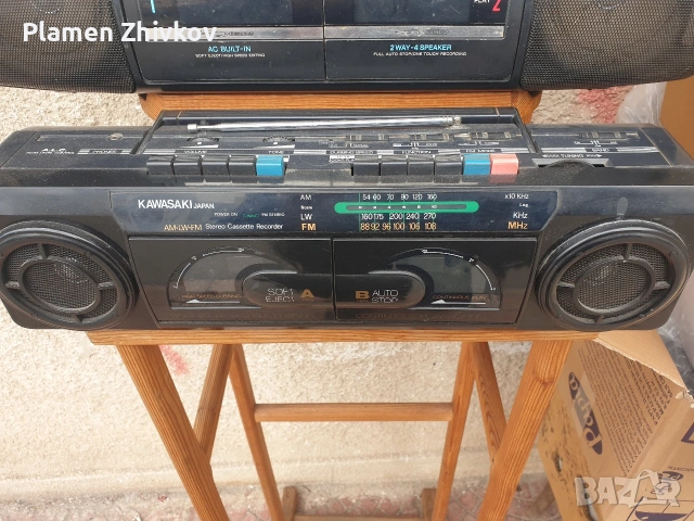 два стари допел дека /касетофони / Панасоник и Кавазаки / , снимка 2 - Антикварни и старинни предмети - 54039121