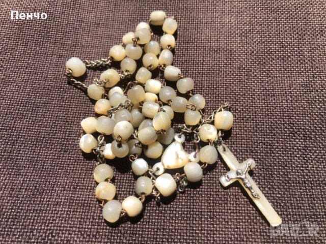 стара седефена молитвена броеница, снимка 3 - Антикварни и старинни предмети - 50297317