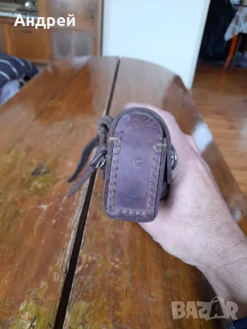 Стара кожена чантичка за велосипед,колело #5, снимка 3 - Други ценни предмети - 49622053