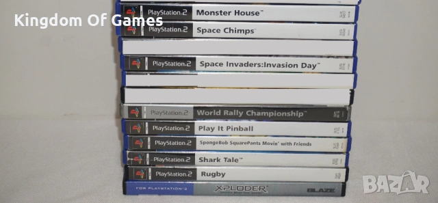Игри за PS2 Monster House/Space Chimps/Pinball/Space Invaders Invasion/WRC/Rugby/Spongebob/XPLODER, снимка 18 - Игри за PlayStation - 54078222